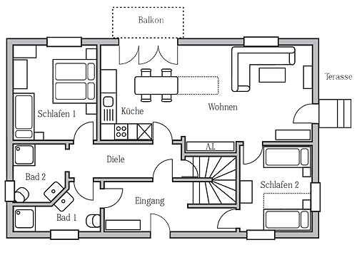 Lindleshof Rosmarin Grundriss